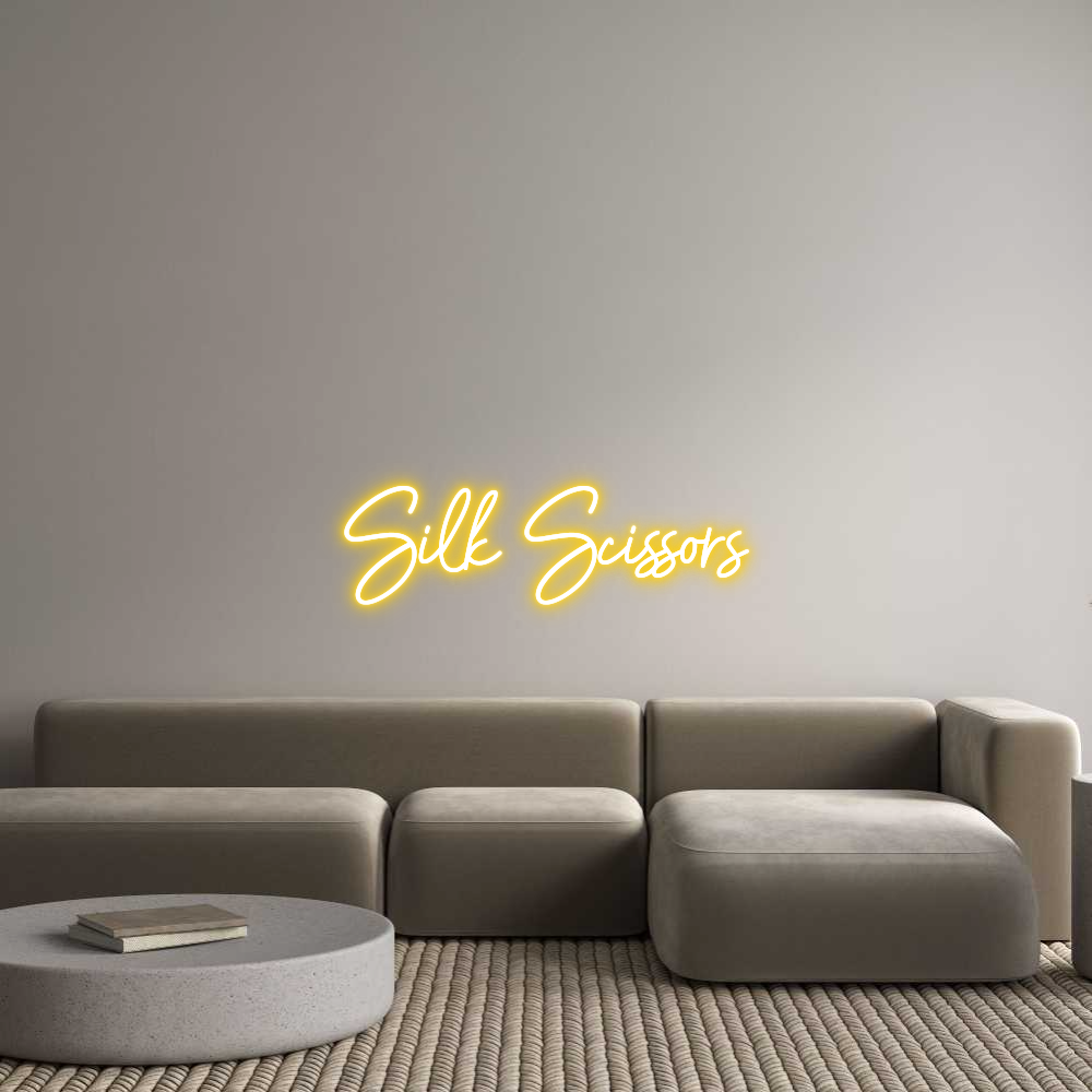 Custom Neon: Silk Scissors