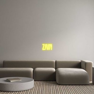 Custom Neon: Zain