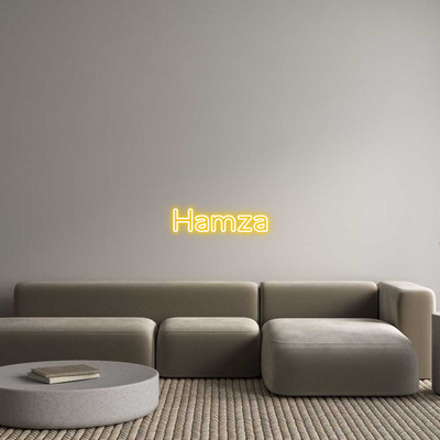 Custom Neon: Hamza