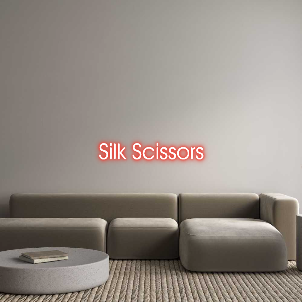Custom Neon: Silk Scissors
