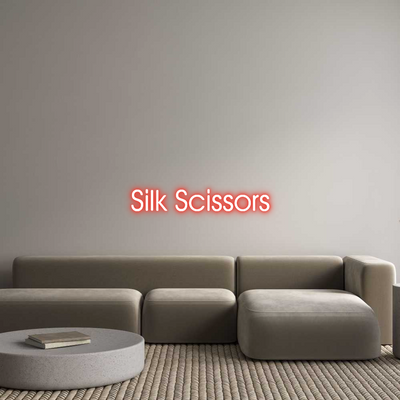 Custom Neon: Silk Scissors