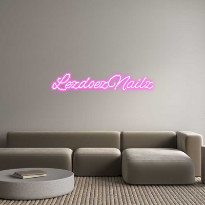 Custom Neon: LezdoezNailz
