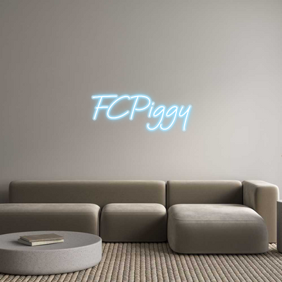 Custom Neon: FCPiggy