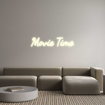 Custom Neon: Movie Time