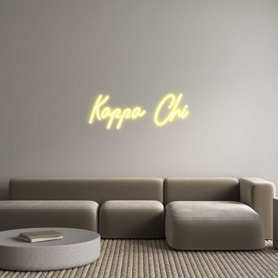Custom Neon: Kappa Chi