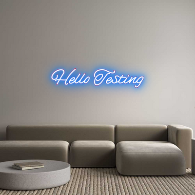 Custom Neon: Hello Testing
