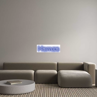 Custom Neon: Hamza