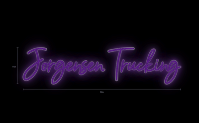 Custom sign for Kristin Jorgensen