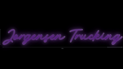 Custom sign for Kristin Jorgensen