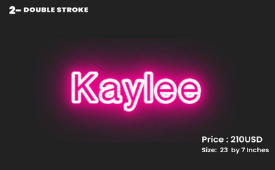 custom sign for Kaylee Deel