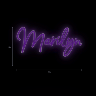 Custom sign for Marilyn Ward