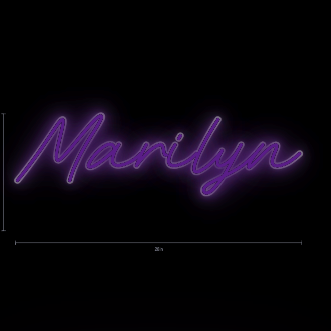 Custom sign for Marilyn Ward