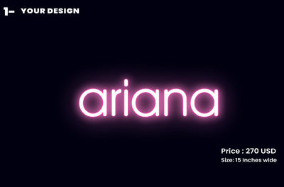 CUSTOM SIGN FOR ariana.