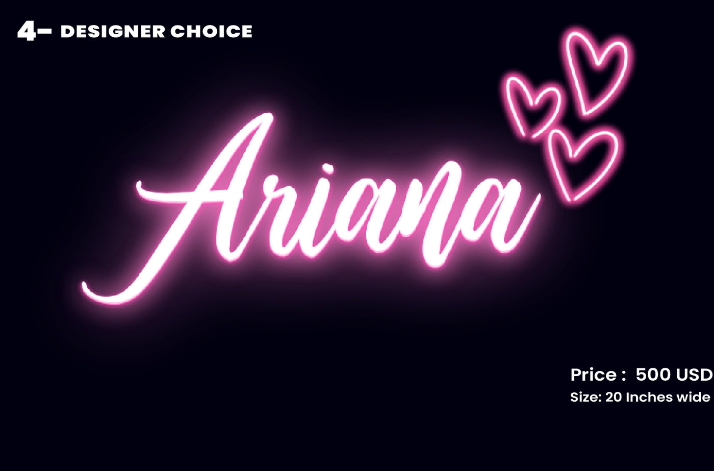 CUSTOM SIGN FOR ariana.