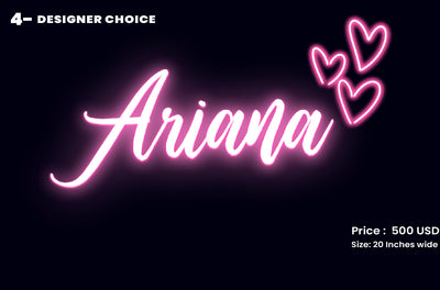 CUSTOM SIGN FOR ariana.