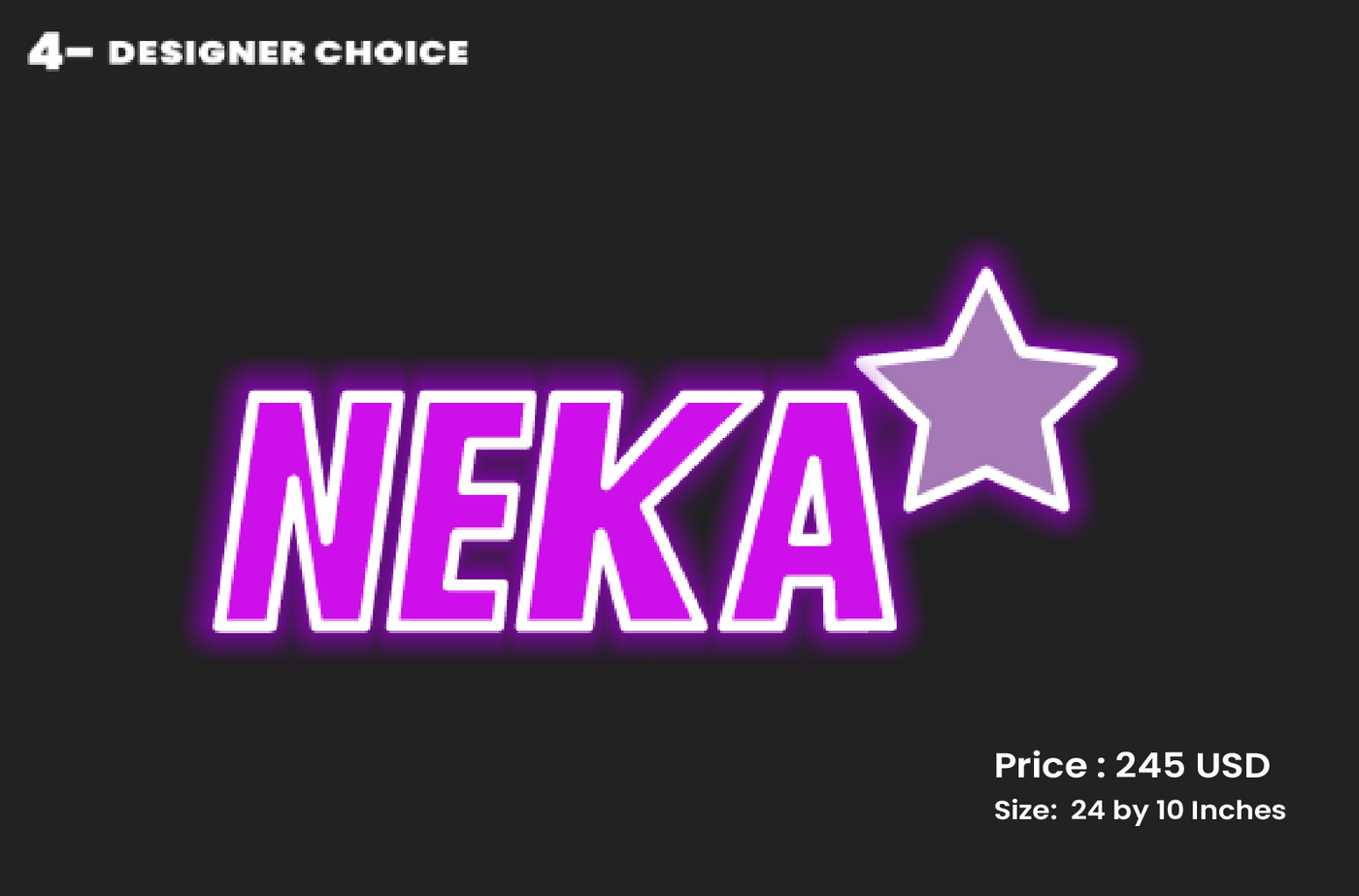 custom signs for Keneka Gaines