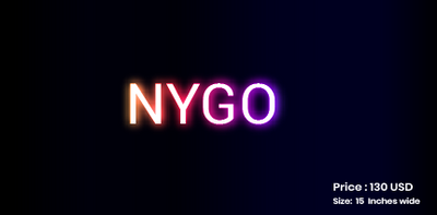 custom signs for NYGO