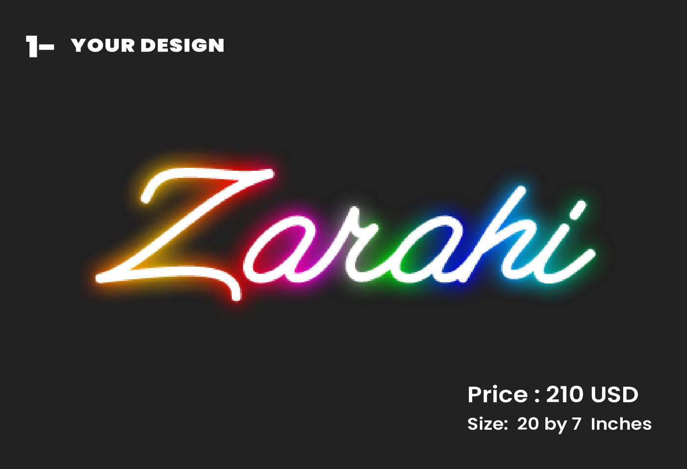 custom sign for Araceli Rodriguez