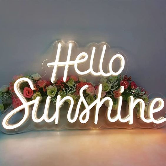 Hello Sunshine Neon Sign