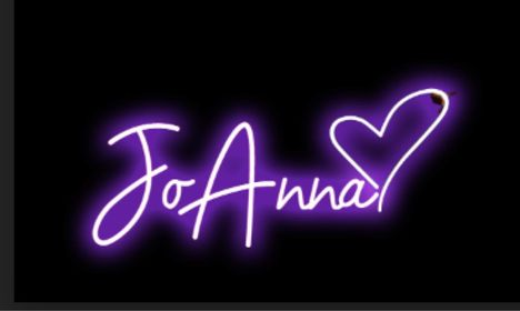 Custom neon for Katie Davis