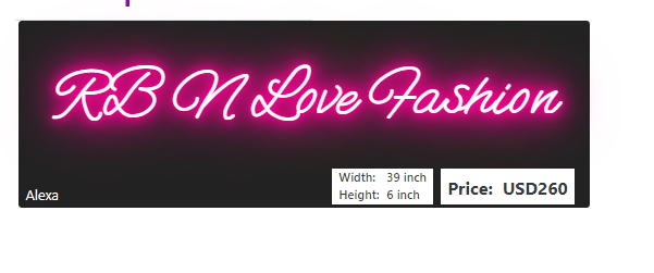 Custom neon for Ursel S Lyndero