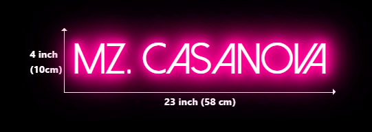 Custom Neon for Angie Casanova