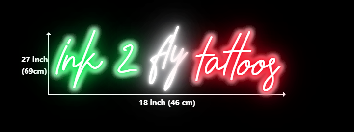 Custom neon for Ben Flame Daviz