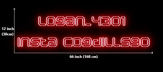 Custom Neon for Logan Cogdill