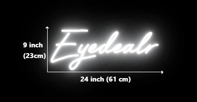 Custom RGB Neon Sign for Eyedealr Rlaedeye