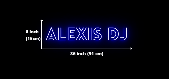 Custom Neon for Alexis Aleman