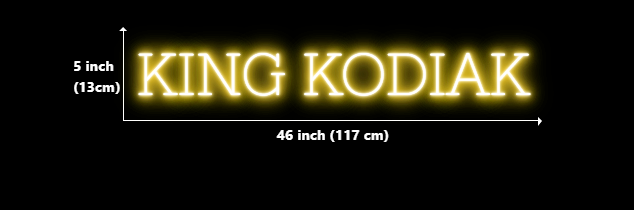 Custom neon for Kodiak Line