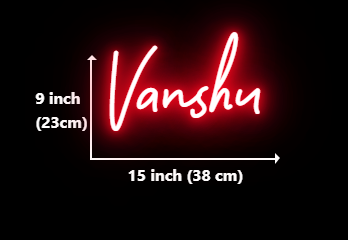 Custom Neon for Vanshika Sharma
