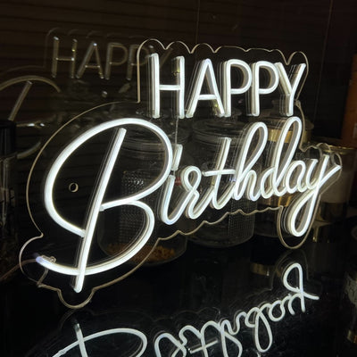 Happy Birthday Neon Sign