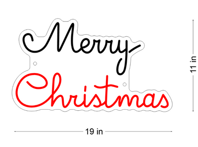 Merry Christmas Neon Sign
