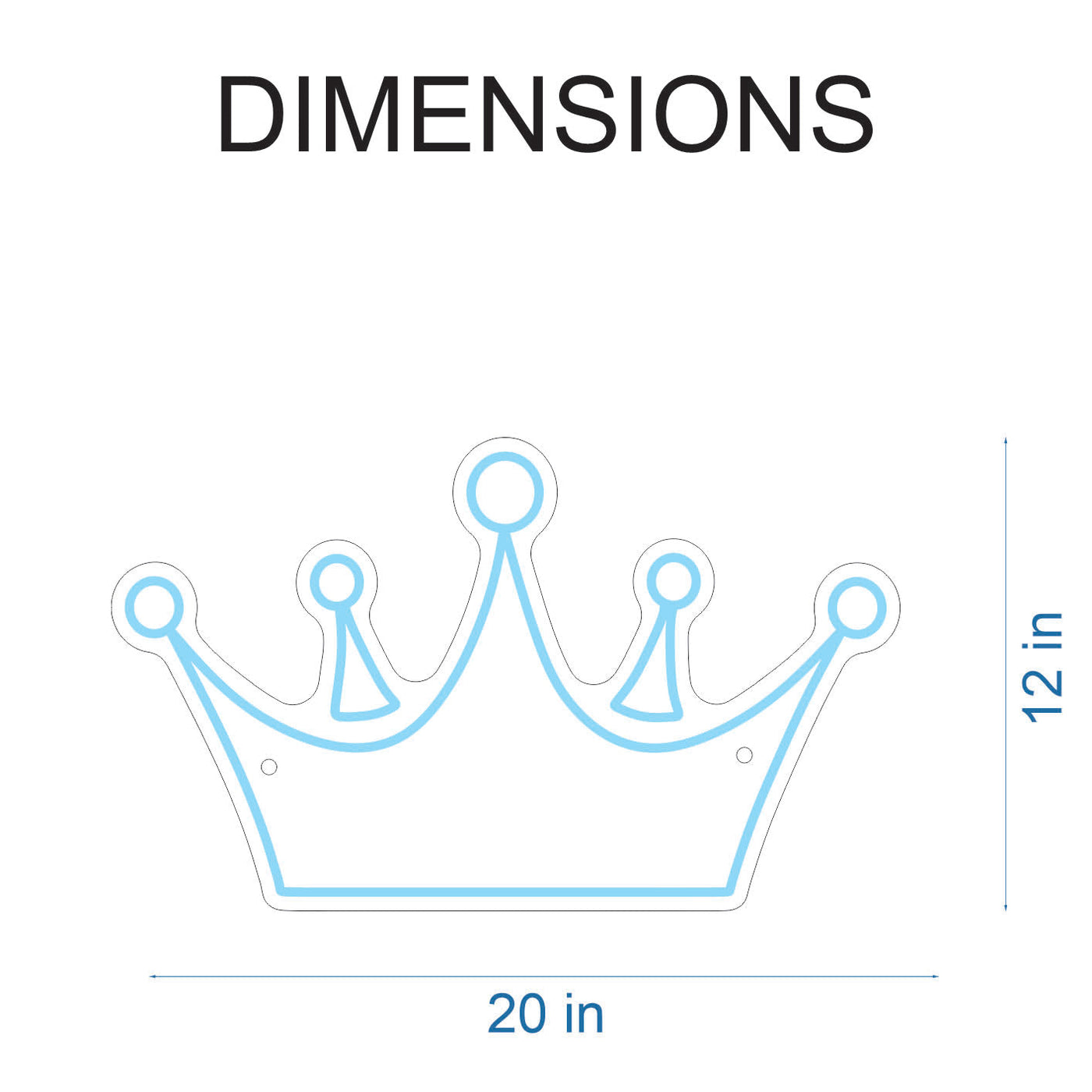 Crown Neon Sign