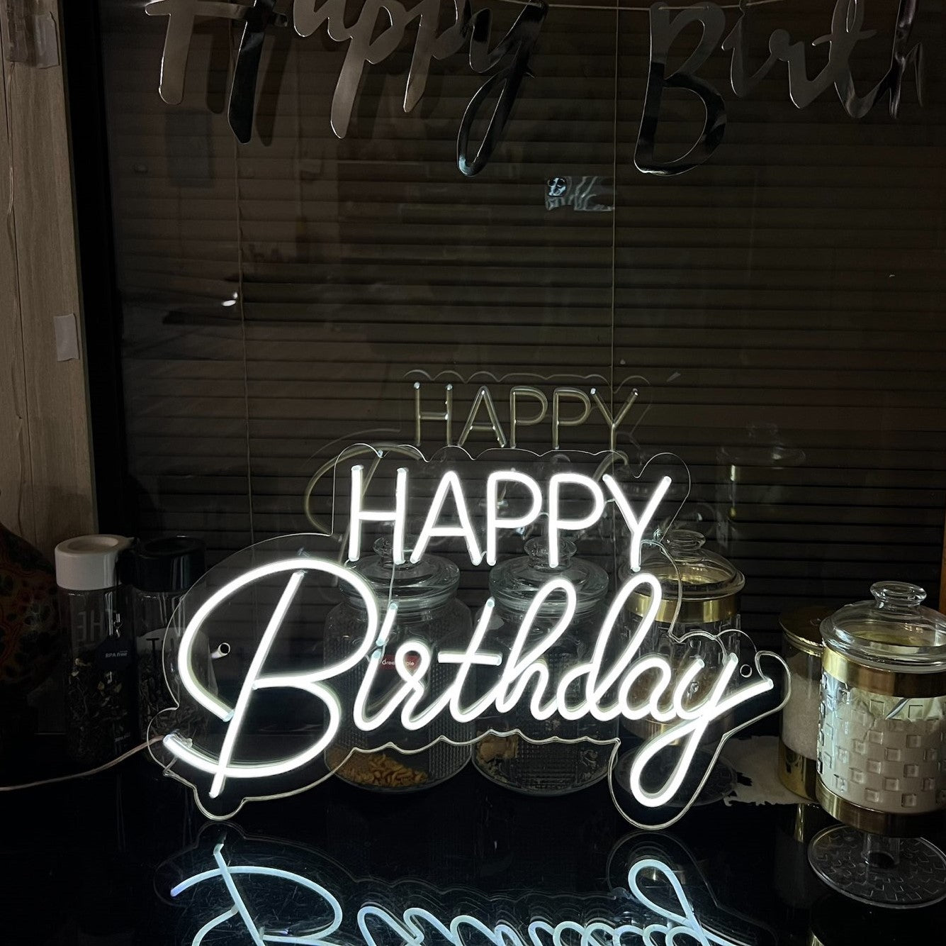Happy Birthday Neon Sign