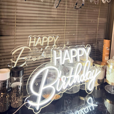 Happy Birthday Neon Sign