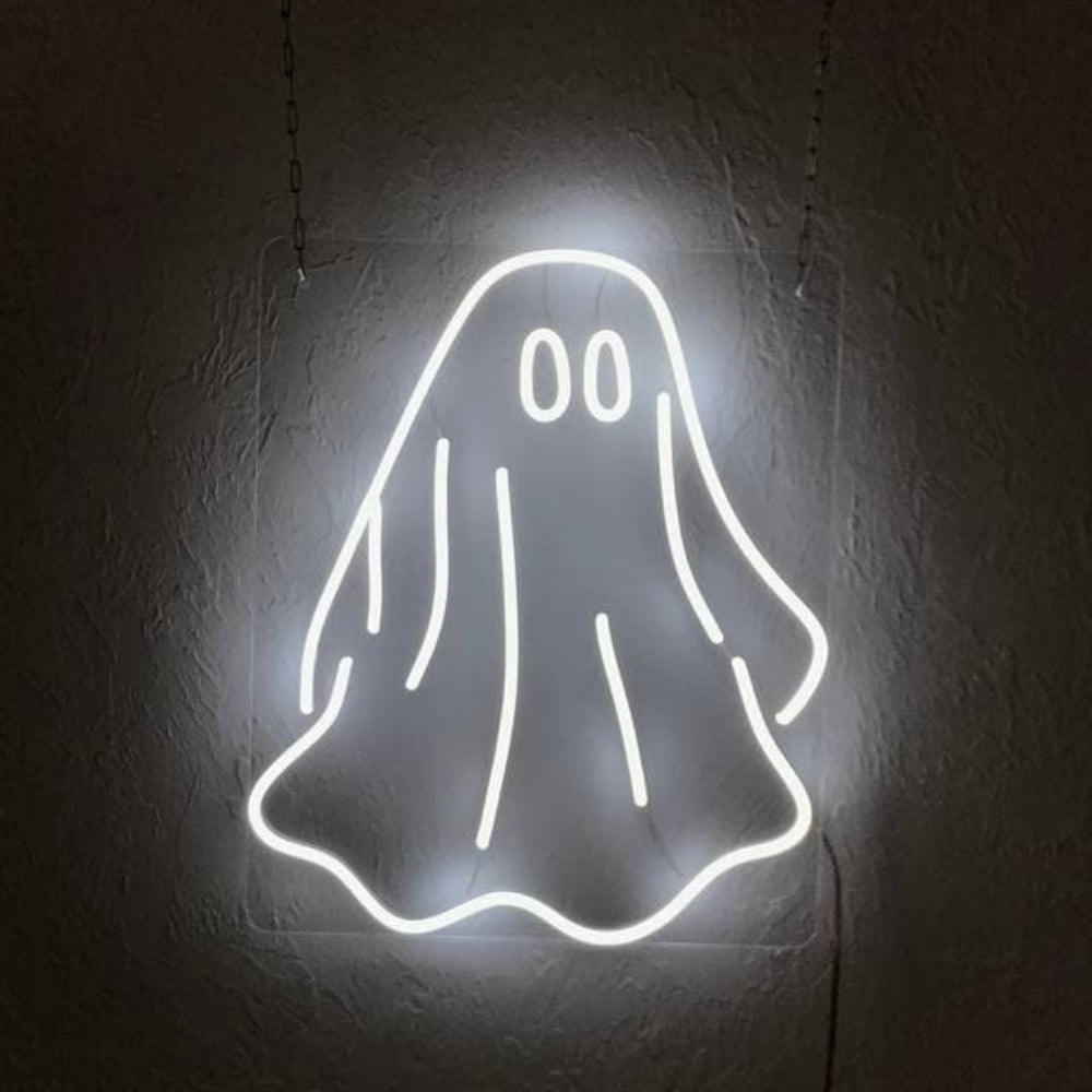 Ghost Neon Sign for Halloween