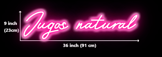 Custom neon for Hilda Izaguirre