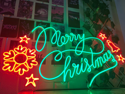 Merry Christmas Neon Sign