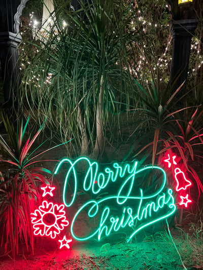 Merry Christmas Neon Sign
