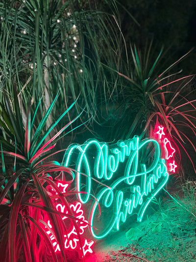 Merry Christmas Neon Sign