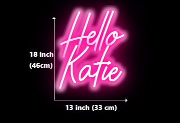 Custom neon for Kathreena Geocadin