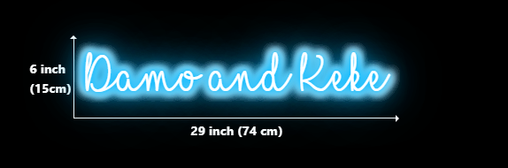 Custom neon for Keke Addie