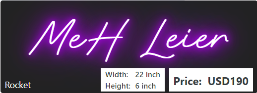 Custom neon for Logan Jacob