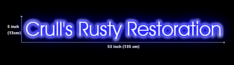 Custom neon for Mark Crull