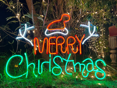 Merry Christmas LED neon sign by Neon.Outshine. 