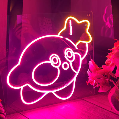 Kirby Neon Sign