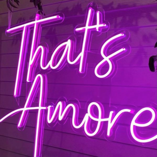 That's Amore neon sign by Neon.Outshine  - designed for home décor, events, or photo-worthy backdrops.