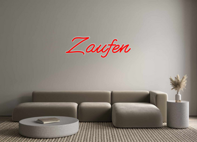 Custom Neon: Zaufen